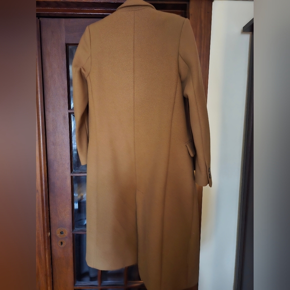 Zara | Double Breasted Wool Blend Coat - Picture 2 of 5